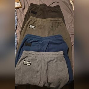 Alphalete Jogger Pants Set - Gray, Blue, Olive